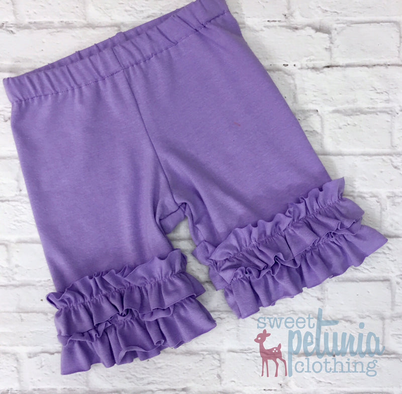 Shorties - Lavender Knit Shorties
