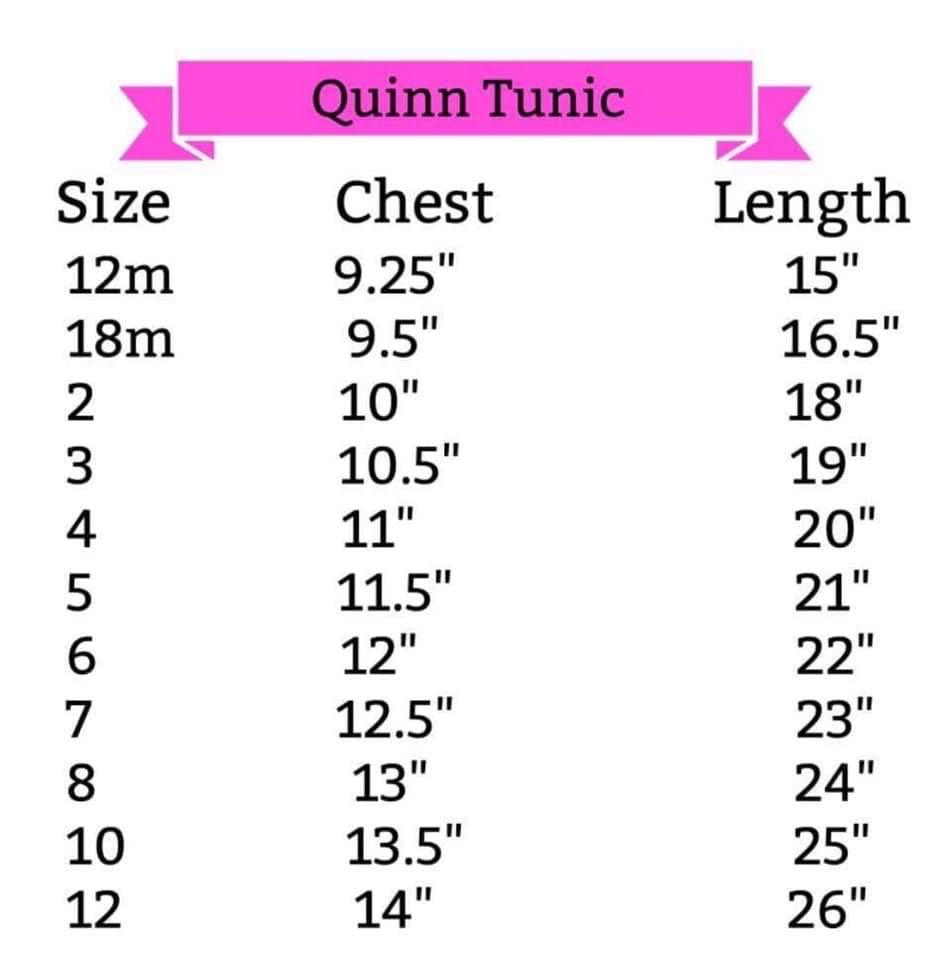 Pink and Ivory Hearts Quinn Tunic